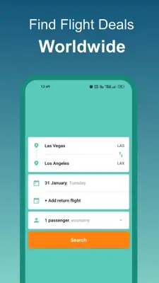 Cheap Flights android App screenshot 1