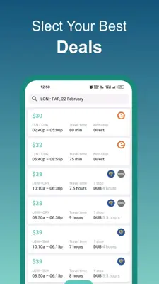 Cheap Flights android App screenshot 2